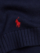 Sciarpa per bambino Polo Ralph Lauren Kids blu con motivo ricamato Polo Pony 323953205 001 Ralph Lauren kids 
