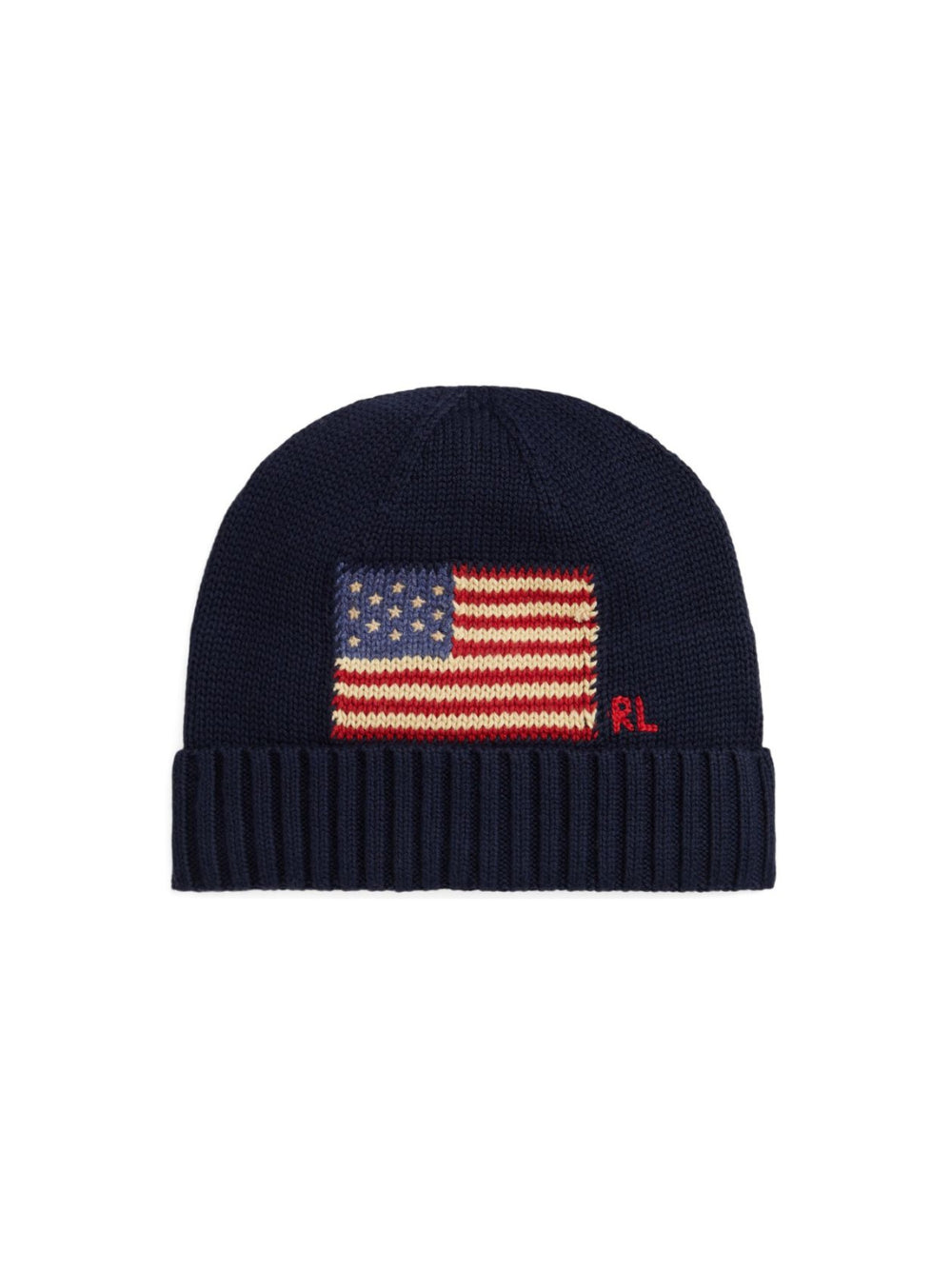 Cappello per bambino Polo Ralph Lauren Kids blu con bandiera americana ricamata 323980672 001 Ralph Lauren kids 