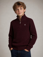 Maglione per bambino Polo Ralph Lauren Kids rosso con motivo Polo Pony ricamato 323B26119 004 Ralph Lauren kids 