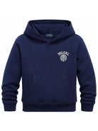 Felpa per bambino Polo Ralph Lauren Kids blu con logo ricamato sul davanti 323B27301 001 Ralph Lauren kids 