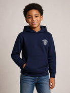 Felpa per bambino Polo Ralph Lauren Kids blu con logo ricamato sul davanti 323B27301 001 Ralph Lauren kids 
