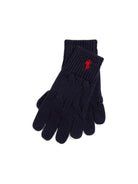 Guanti per bambino Polo Ralph Lauren Kids blu con motivo Polo Pony ricamato 323P00672 001 Ralph Lauren kids 