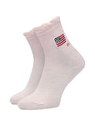 Set di tre calzini per bambina Polo Ralph Lauren Kids multicolore con bordo a volant 446P11076 001 Ralph Lauren kids 