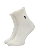 Set di tre calzini per bambina Polo Ralph Lauren Kids multicolore con bordo a volant 446P11076 001 Ralph Lauren kids 