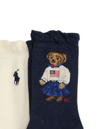 Calzini per bambina Ralph Lauren Kids multicolor set da (3 pezzi) 447P11076 001 Ralph Lauren kids 