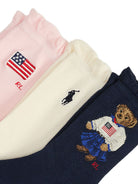 Calzini per bambini Polo Ralph Lauren Kids multicolor set (3 pezzi) 448P11076 001 Ralph Lauren kids 