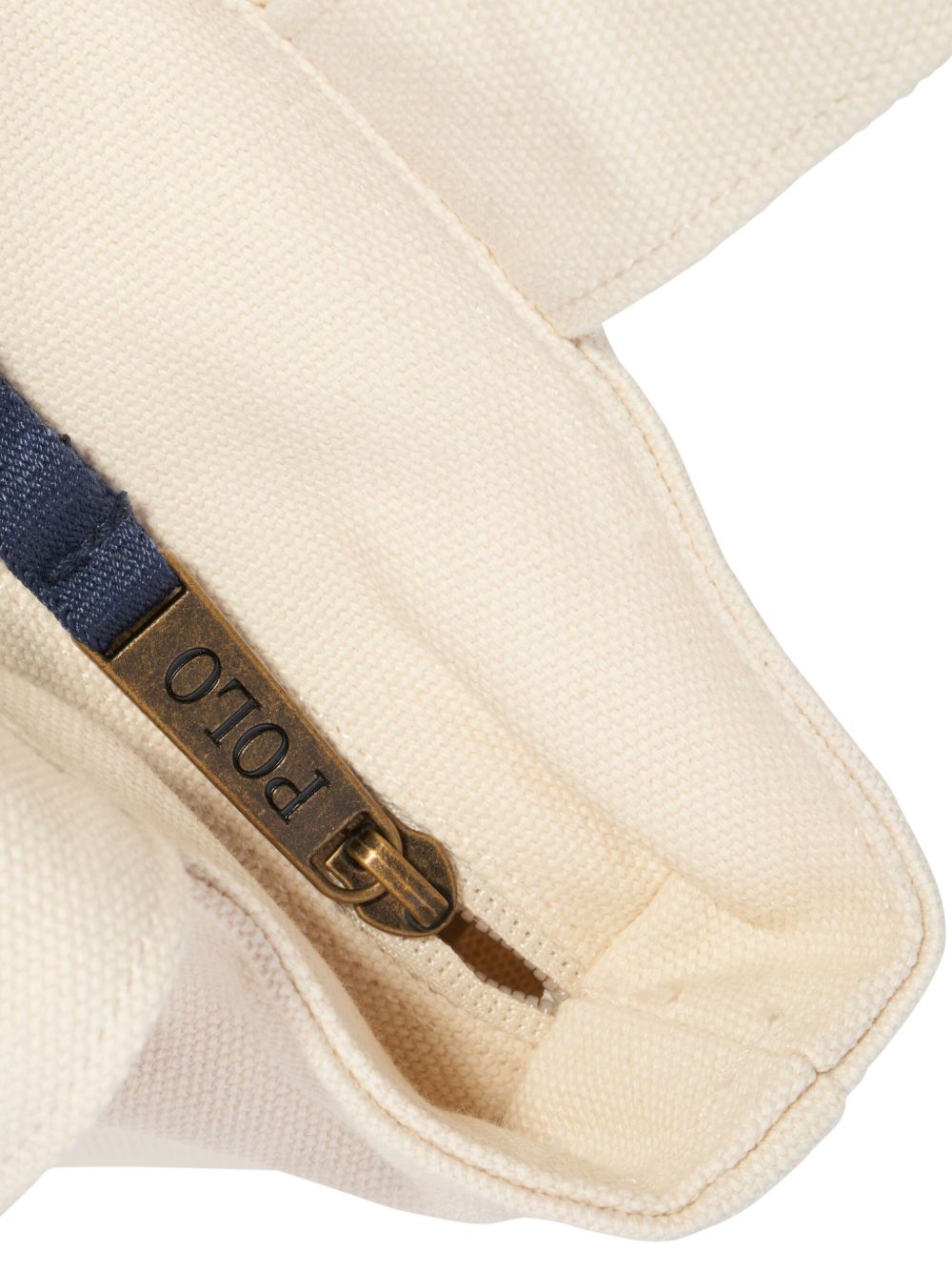 Borsa a spalla per bambini Polo Ralph Lauren Kids bianca con stampa Polo Bear sul davanti 9AR021 W3Y Ralph Lauren kids 