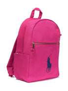 Zaino per bambina Polo Ralph Lauren Kids fucsia con caratteristico motivo Polo Pony 9AR071 AFX Ralph Lauren kids 