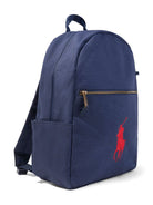 Zaino per bambino Polo Ralph Lauren Kids blu con caratteristico motivo Polo Pony 9AR071 BVC Ralph Lauren kids 