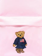 Zaino per bambina Polo Ralph Lauren Kids rosa con stampa Teddy Bear 9AR149 AP7 Ralph Lauren kids 