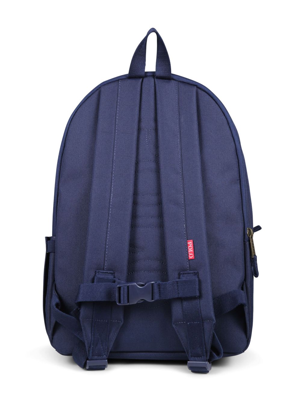 Zaino per bambini Ralph Lauren Kids blu navy con orsetto ricamato sul davanti 9AR149 BVC Ralph Lauren kids 