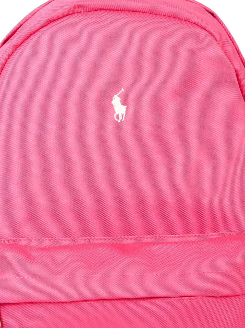 Zaino per bambina Polo Ralph Lauren Kids fucsia con logo ricamato sul davanti 9AR151 ADP Ralph Lauren kids 