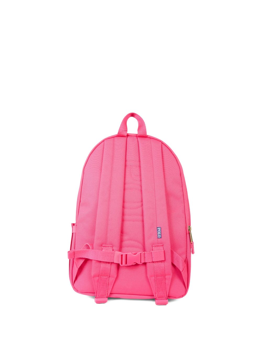Zaino per bambina Polo Ralph Lauren Kids fucsia con logo ricamato sul davanti 9AR151 ADP Ralph Lauren kids 