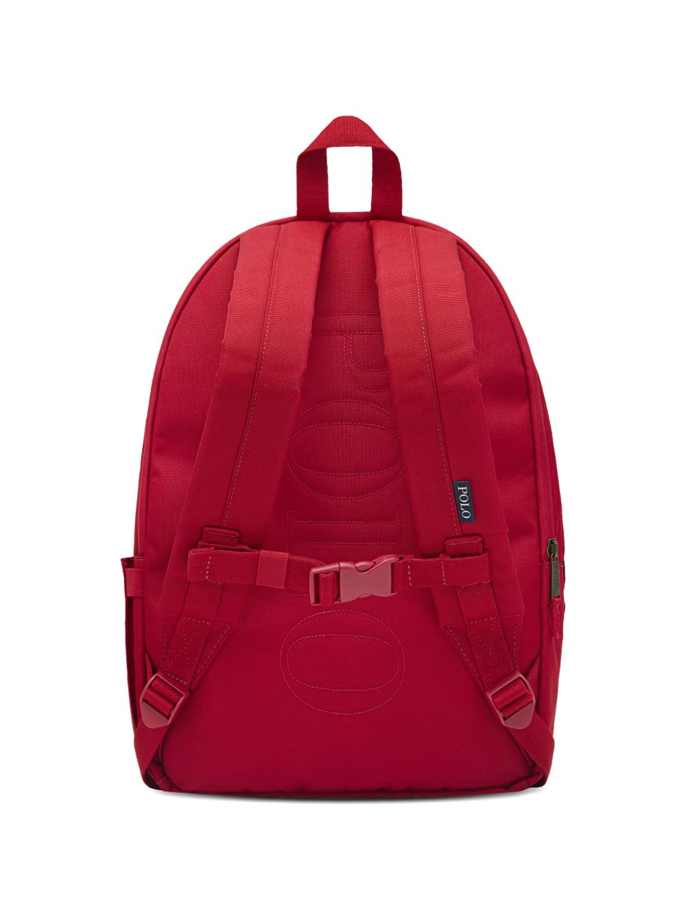 Zaino per bambini Polo Ralph Lauren Kids rosso con motivo Polo Pony 9AR151 R2Z Ralph Lauren kids 