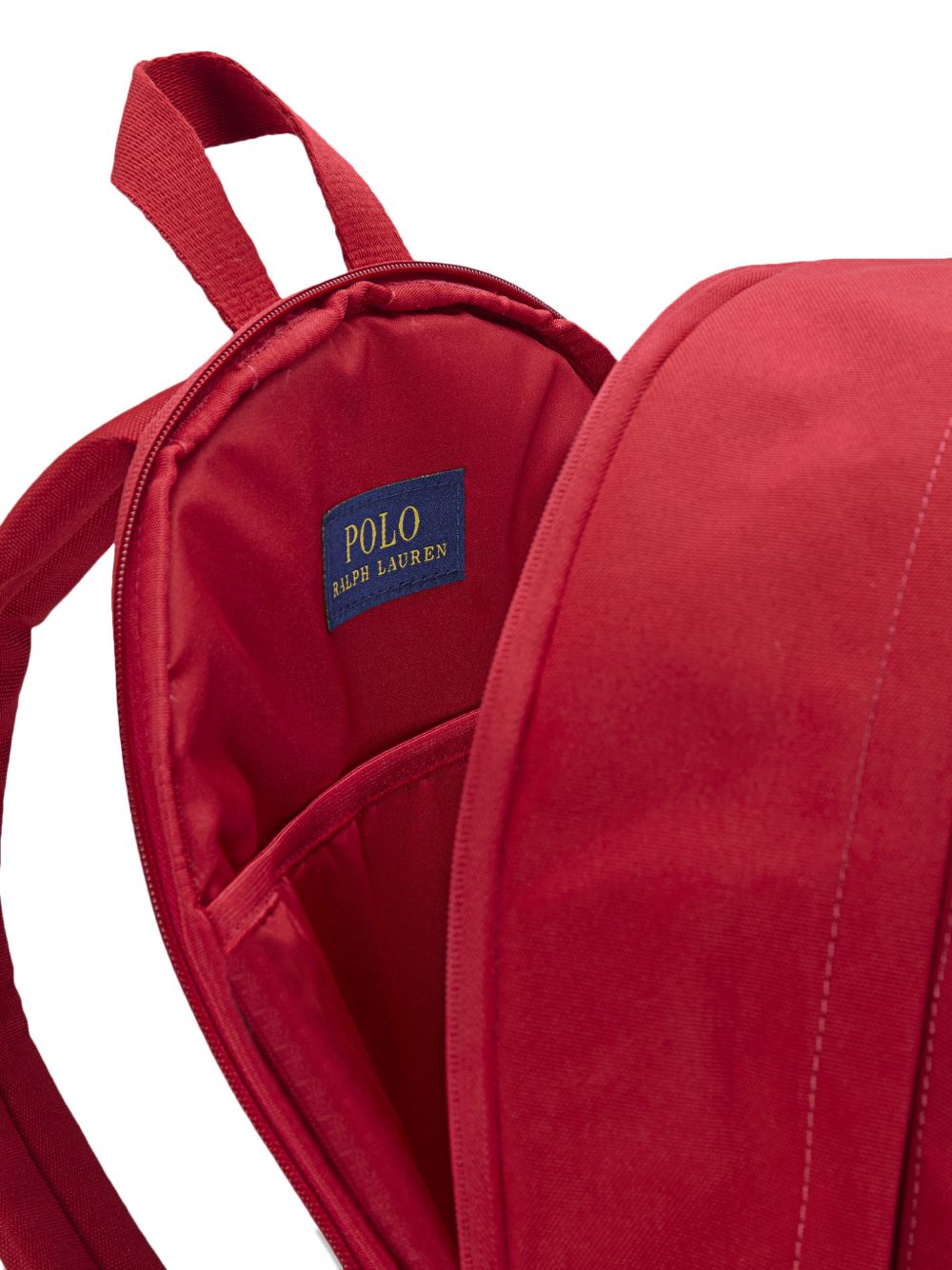 Zaino per bambini Polo Ralph Lauren Kids rosso con motivo Polo Pony 9AR151 R2Z Ralph Lauren kids 