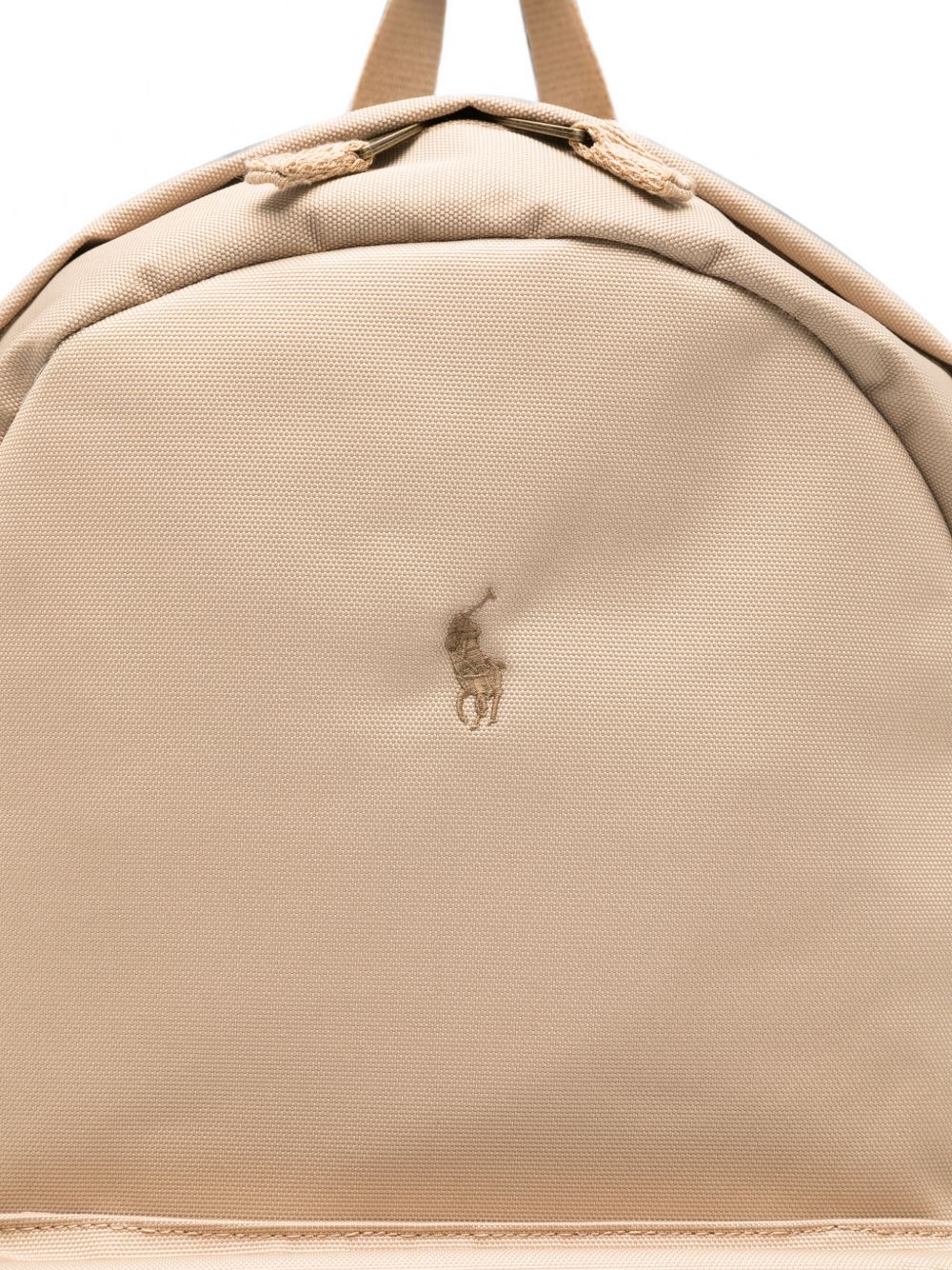 Zaino per bambini Ralph Lauren Kids beige con logo ricamato sul davanti 9AR151 X78 Ralph Lauren kids 