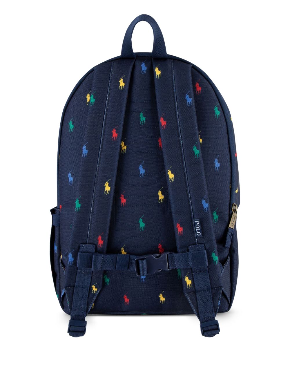 Zaino per bambini Polo Ralph Lauren Kids blu con caratteristico motivo Polo Pony all-over 9AR153 BCV Ralph Lauren kids 