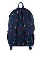 Zaino per bambini Polo Ralph Lauren Kids blu con caratteristico motivo Polo Pony all-over 9AR153 BCV Ralph Lauren kids 