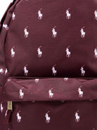 Zaino per bambini Polo Ralph Lauren Kids marrone con motivo Polo Pony all-over 9AR153 R4S Ralph Lauren kids 