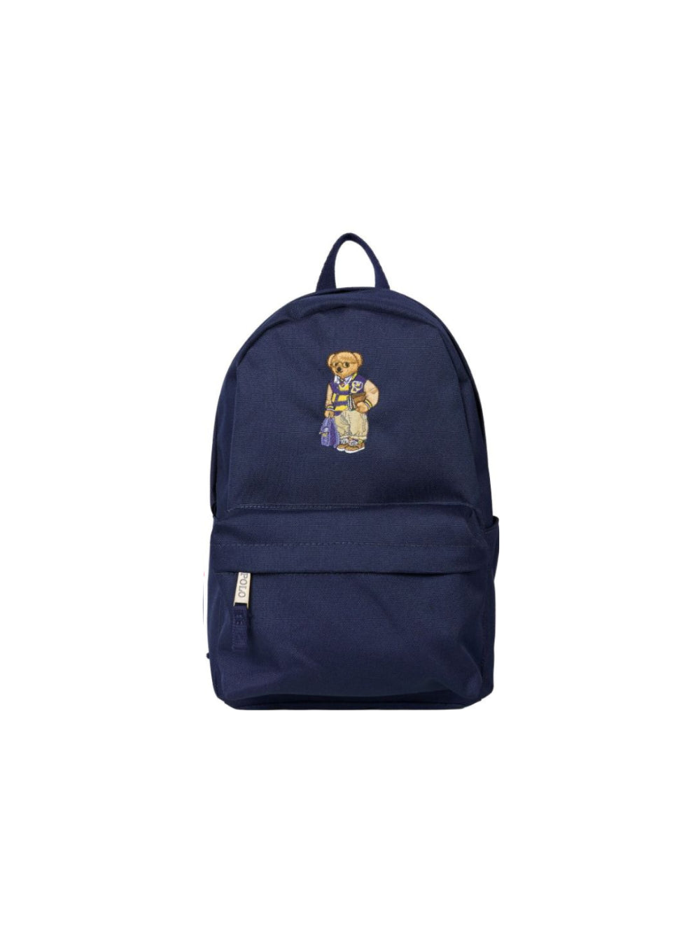 Zaino per bambini Polo Ralph Lauren Kids blu con ricamo Teddy Bear sul davanti 9AR173 BK9 Ralph Lauren kids 
