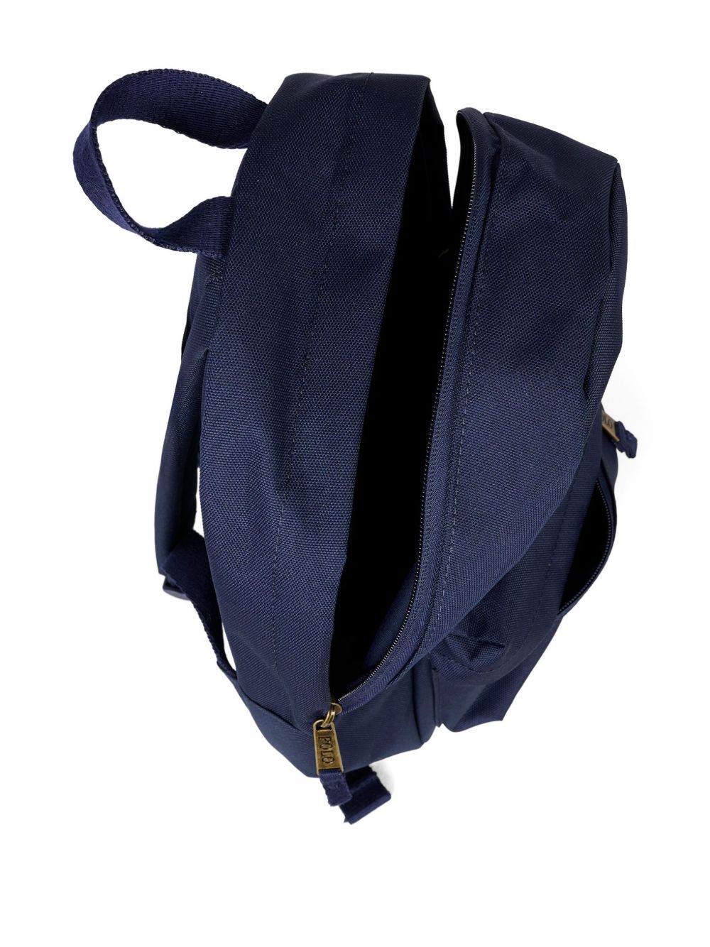 Zaino per bambini Polo Ralph Lauren Kids blu con ricamo Teddy Bear sul davanti 9AR173 BK9 Ralph Lauren kids 