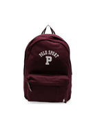 Zaino per bambini Ralph Lauren Kids bordeaux con stampa logo sul davanti 9AR195 R4S Ralph Lauren kids 