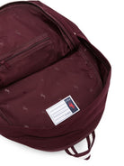 Zaino per bambini Ralph Lauren Kids bordeaux con stampa logo sul davanti 9AR195 R4S Ralph Lauren kids 