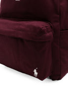 Zaino per bambini Ralph Lauren Kids bordeaux con stampa logo sul davanti 9AR195 R4S Ralph Lauren kids 