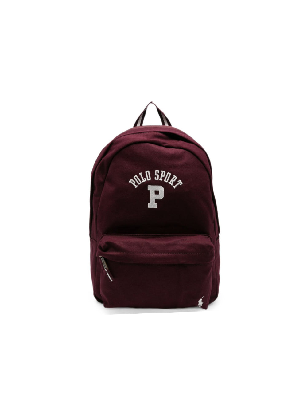 Zaino per bambini Ralph Lauren Kids bordeaux con stampa logo sul davanti 9AR195 R4S Ralph Lauren kids 