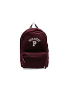 Zaino per bambini Ralph Lauren Kids bordeaux con stampa logo sul davanti 9AR195 R4S Ralph Lauren kids 