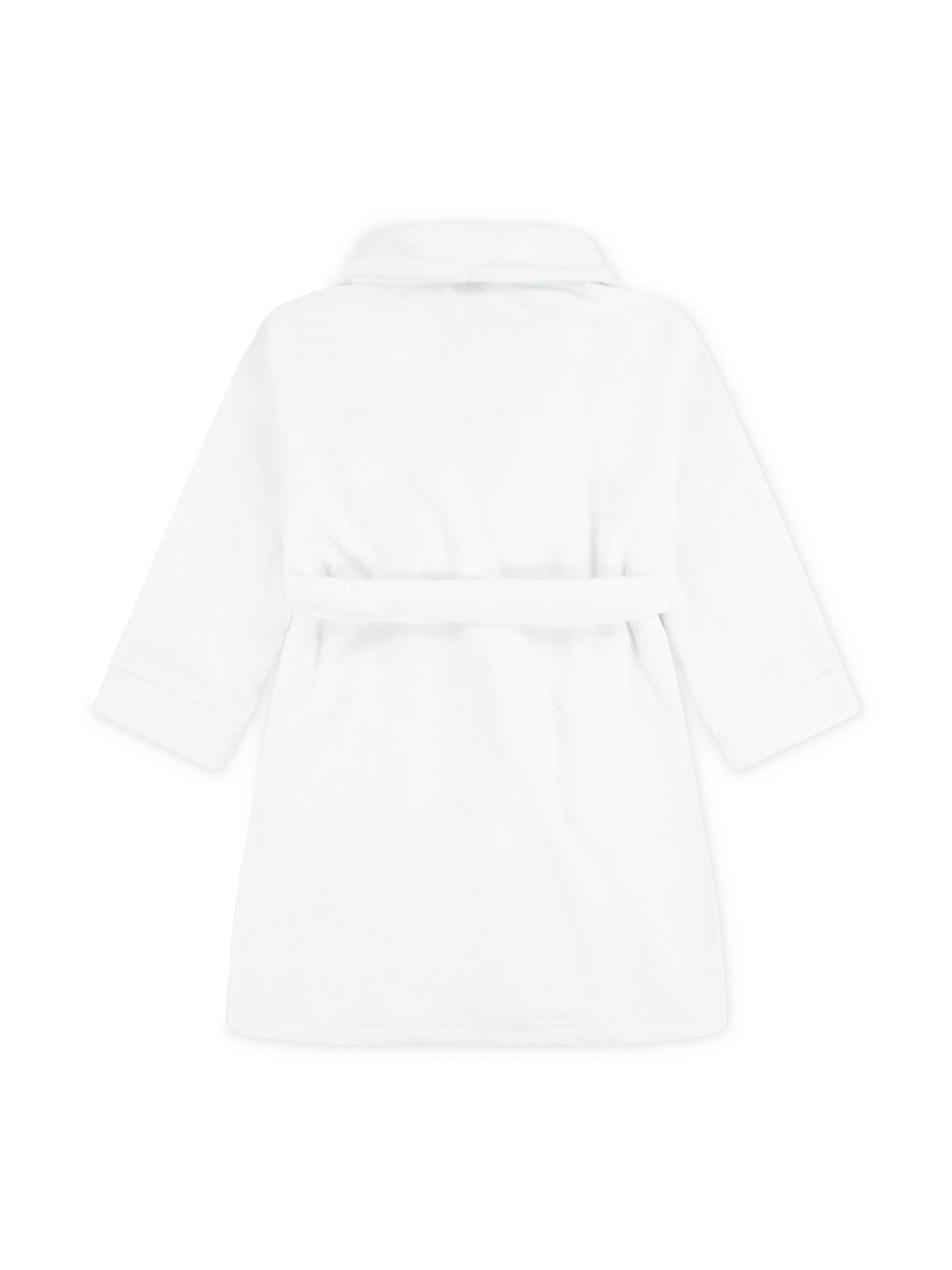 Accappatoio per bambini Polo Ralph Lauren Kids bianco con motivo Polo Bear P0042 001 Ralph Lauren kids 