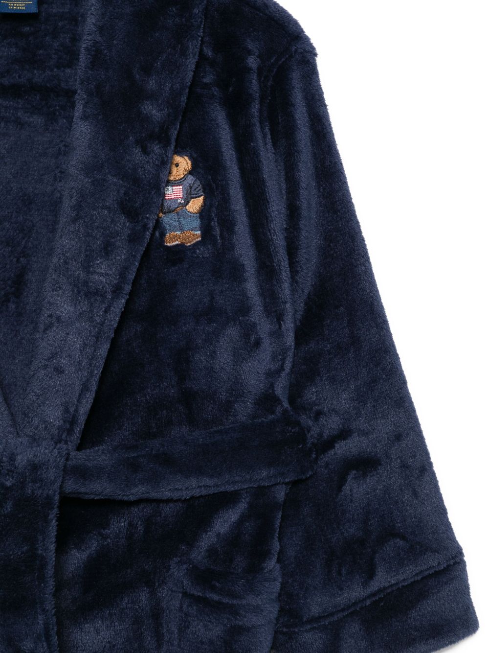 Vestaglia per bambino Polo Ralph Lauren Kids blu con motivo Polo Bear P0042 BCV Ralph Lauren kids 