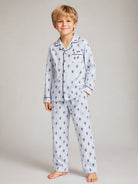 Pigiama per bambini Polo Ralph Lauren Kids azzurro Polo Bear con monogramma P0149 W2O Ralph Lauren kids 
