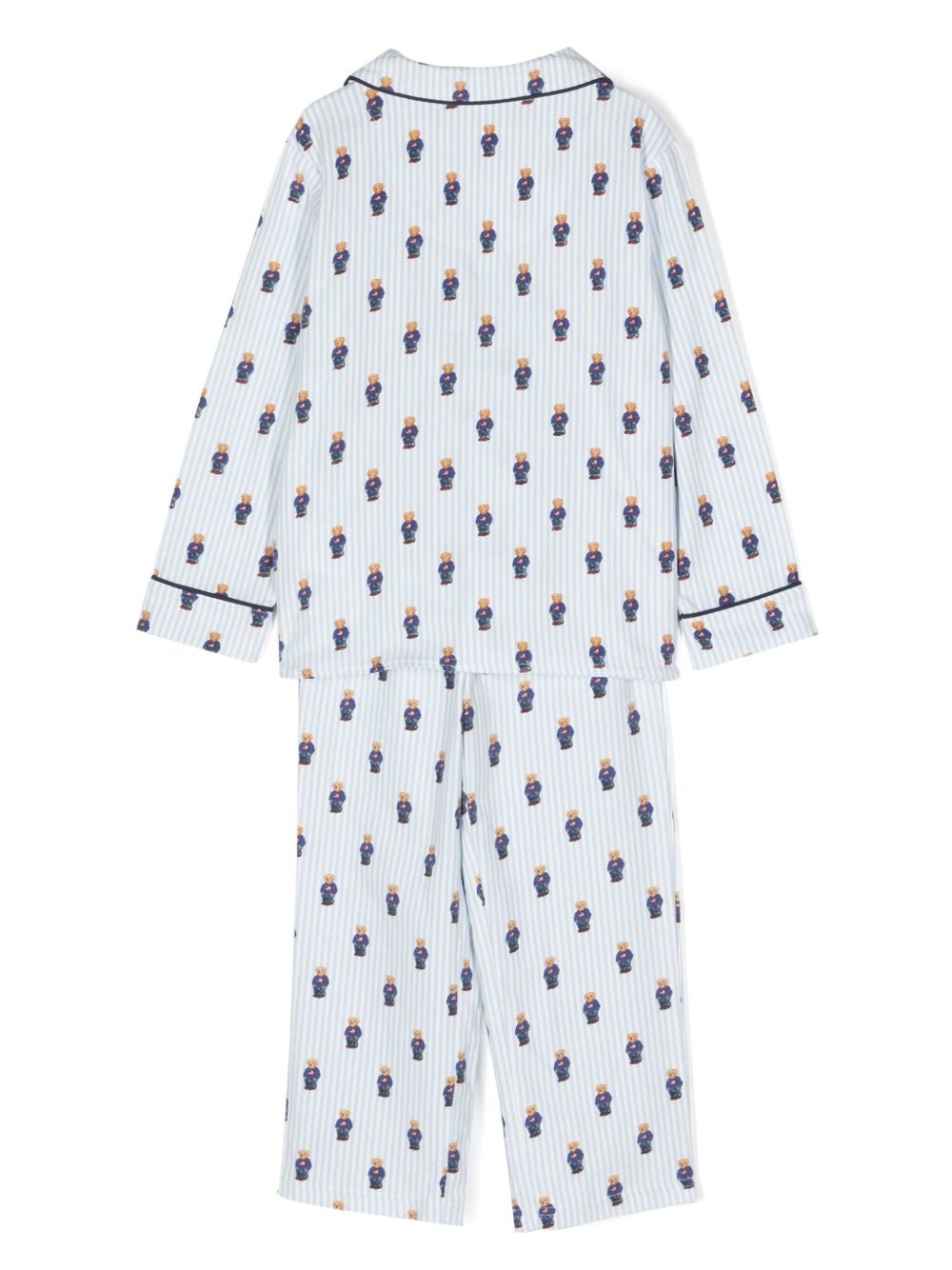 Pigiama per bambini Polo Ralph Lauren Kids azzurro Polo Bear con monogramma P0149 W2O Ralph Lauren kids 