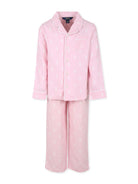 Pigiama per bambina Polo Ralph Lauren Kids rosa con motivo Polo Pony P0150 ADQ Ralph Lauren kids 