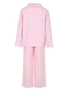 Pigiama per bambina Polo Ralph Lauren Kids rosa con motivo Polo Pony P0150 ADQ Ralph Lauren kids 