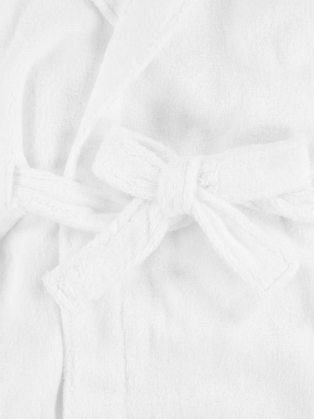 Accappatoio per bambini Polo Ralph Lauren Kids bianco con motivo Polo Pony P0188 001 Ralph Lauren kids 