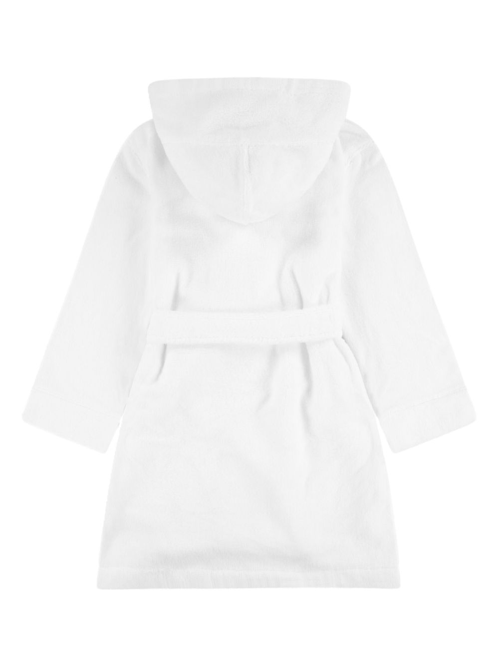 Accappatoio per bambini Polo Ralph Lauren Kids bianco con motivo Polo Pony P0188 001 Ralph Lauren kids 