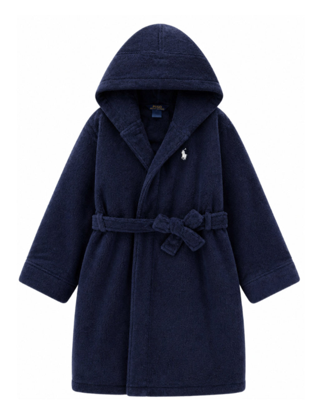 Accappatoio per bambini Polo Ralph Lauren Kids blu con motivo Polo Pony P0188 BK9 Ralph Lauren kids 