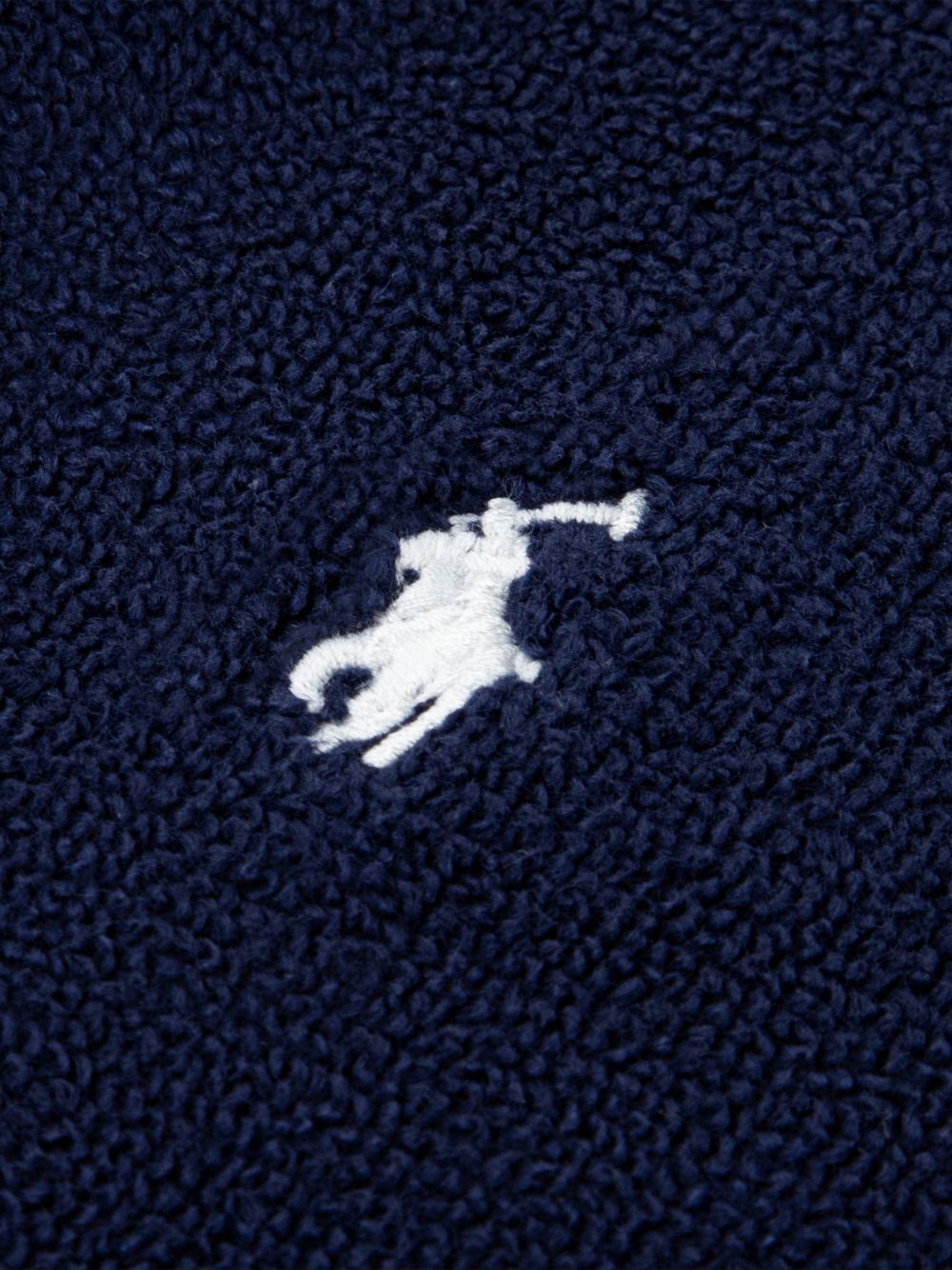 Accappatoio per bambini Polo Ralph Lauren Kids blu con motivo Polo Pony P0188 BK9 Ralph Lauren kids 