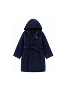 Accappatoio per bambini Polo Ralph Lauren Kids blu con motivo Polo Pony P0188 BK9 Ralph Lauren kids 