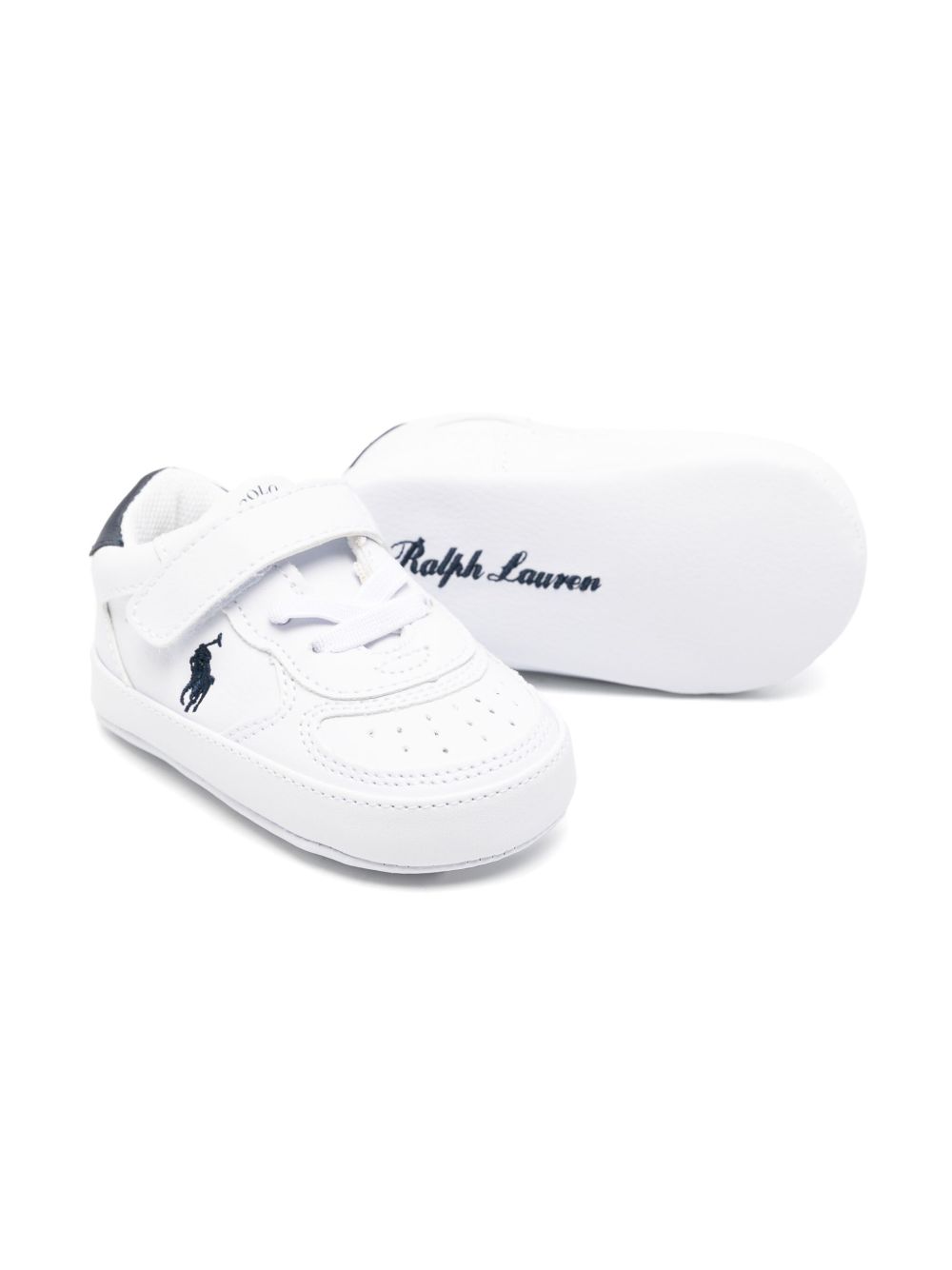Sneakers per neonato Polo Ralph Lauren Kids bianche con logo RL02367103 WHITE Ralph Lauren kids 