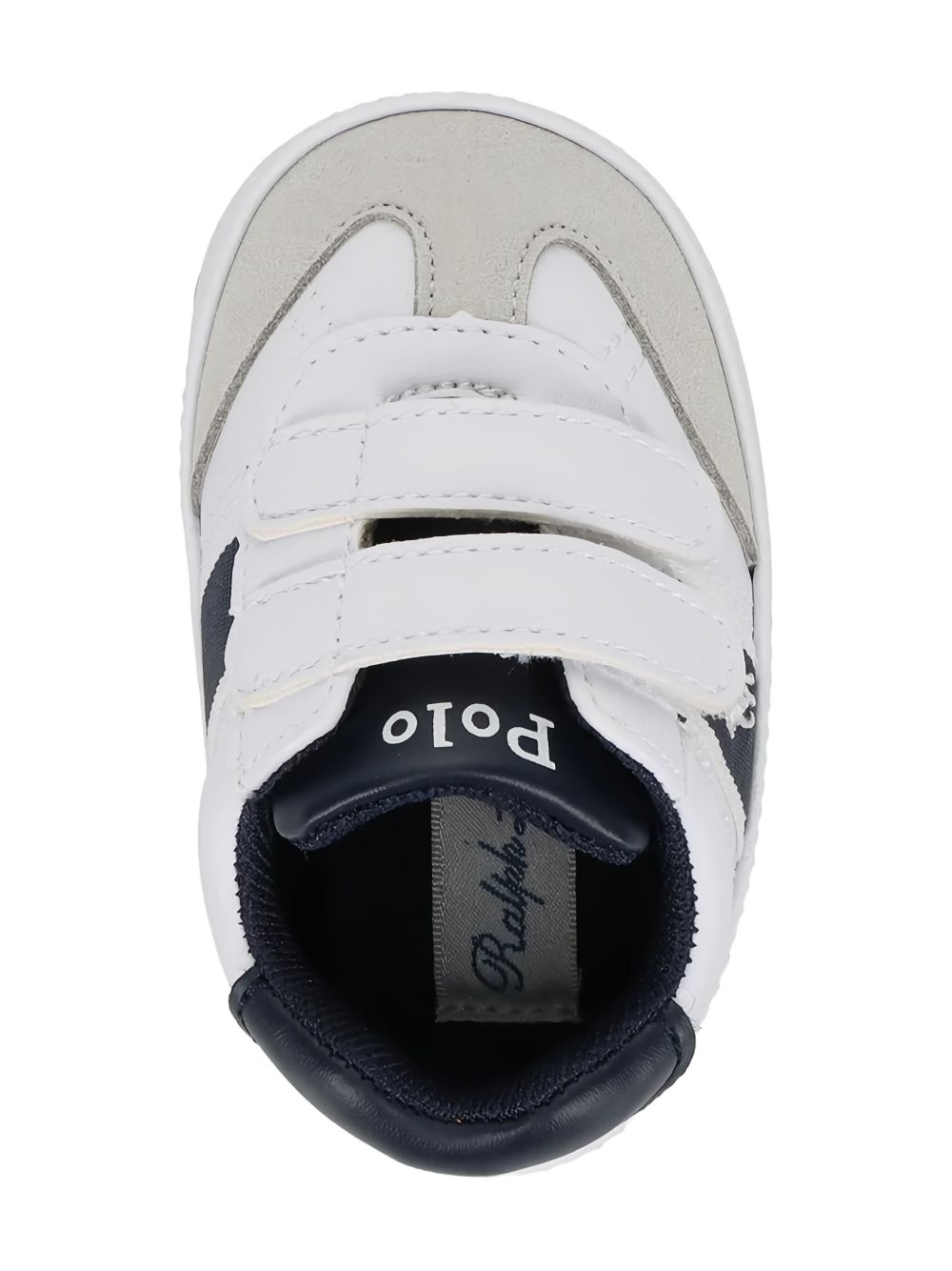 Sneakers Heritage Court III per neonato Polo Ralph Lauren Kids bianche con strappo RL03387101 WHITE Ralph Lauren kids 