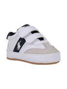 Sneakers Heritage Court III per neonato Polo Ralph Lauren Kids bianche con strappo RL03387101 WHITE Ralph Lauren kids 