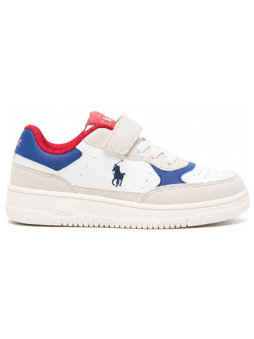 Sneakers per bambino Polo Ralph Lauren Kids bianche con chiusure a strappo RL03405101 WHITE Ralph Lauren kids 