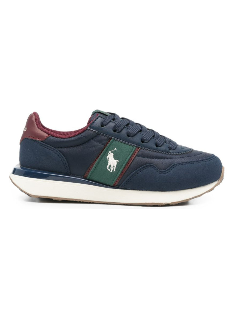 Sneakers per bambino Polo Ralph Lauren Kids blu Train 89 Sport II con logo ricamato RL03943412 NAVY Ralph Lauren kids 