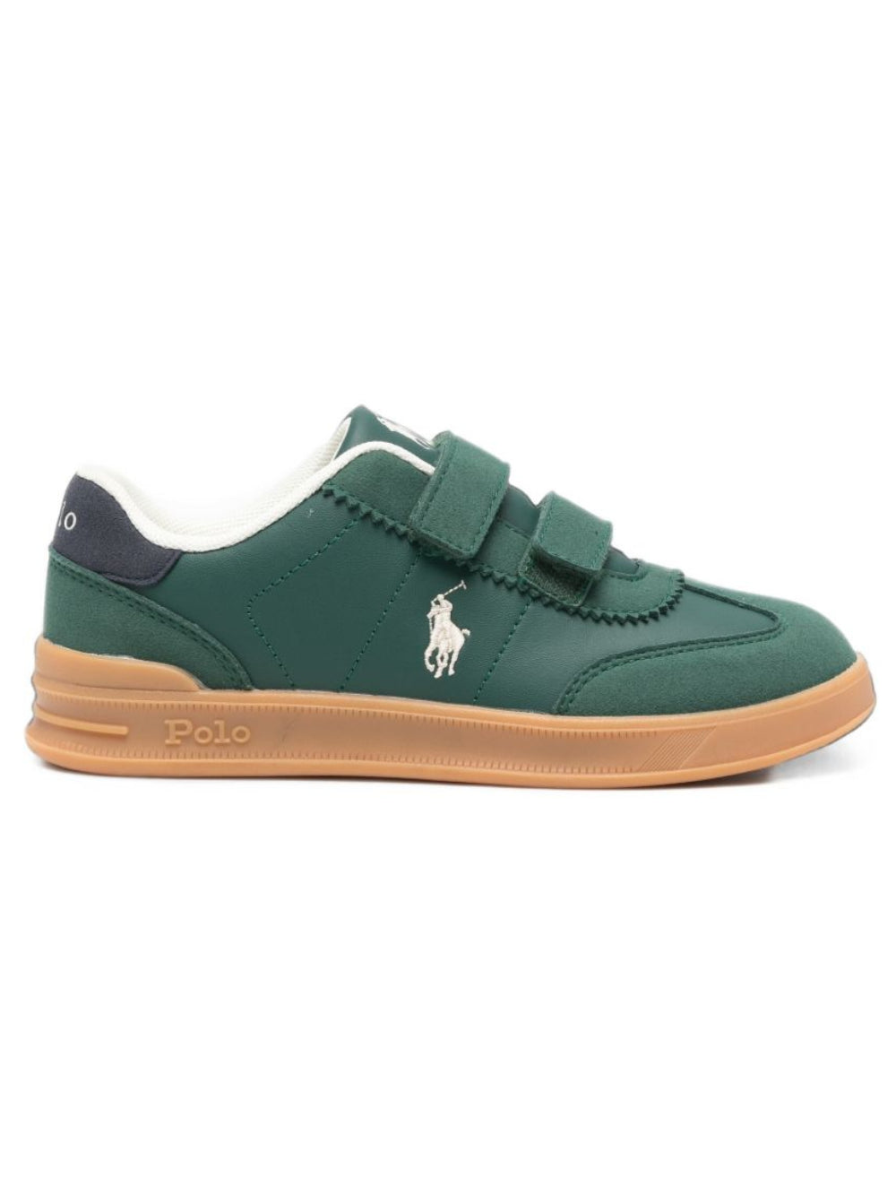 Sneakers per bambino Polo Ralph Lauren Kids verdi con ricamo logo RL05862301 GREEN Ralph Lauren kids 