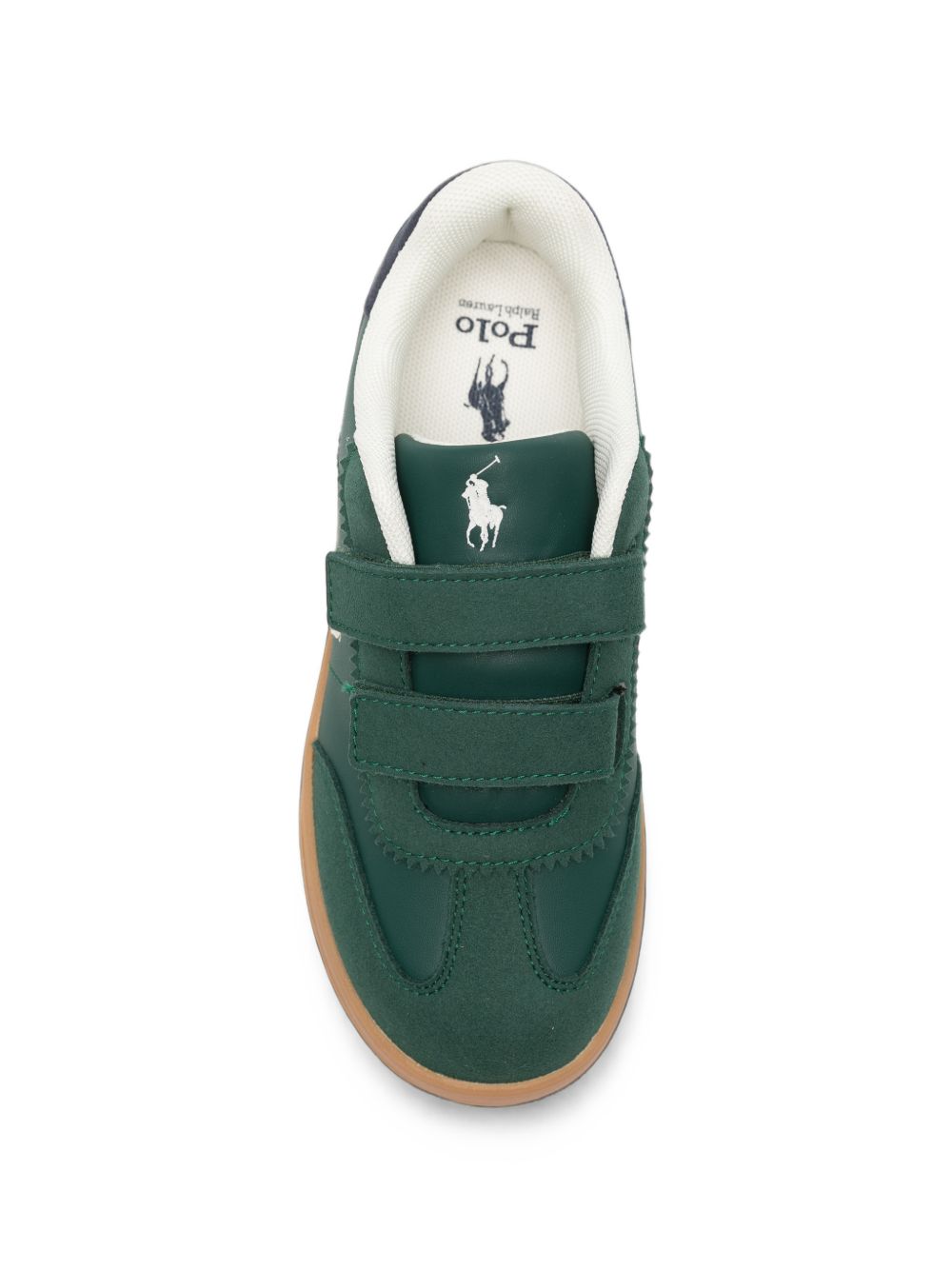 Sneakers per bambino Polo Ralph Lauren Kids verdi con ricamo logo RL05862301 GREEN Ralph Lauren kids 