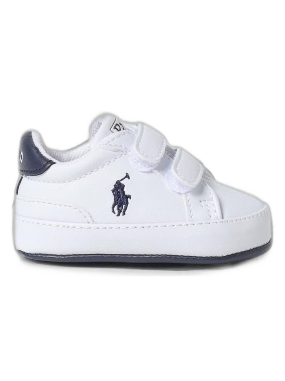 Sneakers per neonato Polo Ralph Lauren Kids bianche con chiusura a strappo RL100731 WHITE Ralph Lauren kids 
