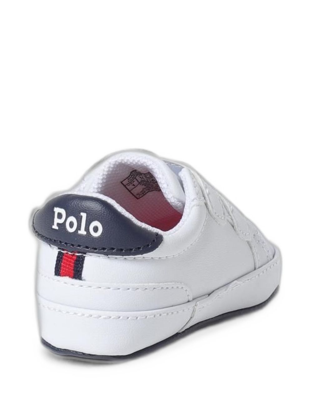 Sneakers per neonato Polo Ralph Lauren Kids bianche con chiusura a strappo RL100731 WHITE Ralph Lauren kids 